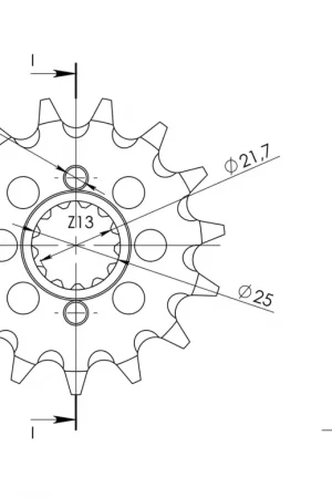 SUPERSPROX - FRONT 15T, 520 - Sprockets - 15T Flitsaanbieding